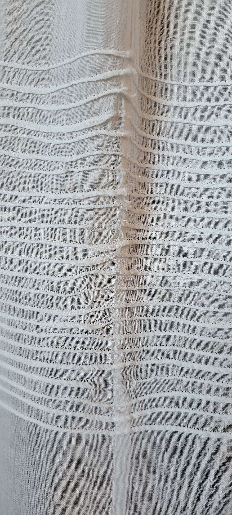 Thumbnail: 1900s Sheer Cotton Pintuck Petticoat 
