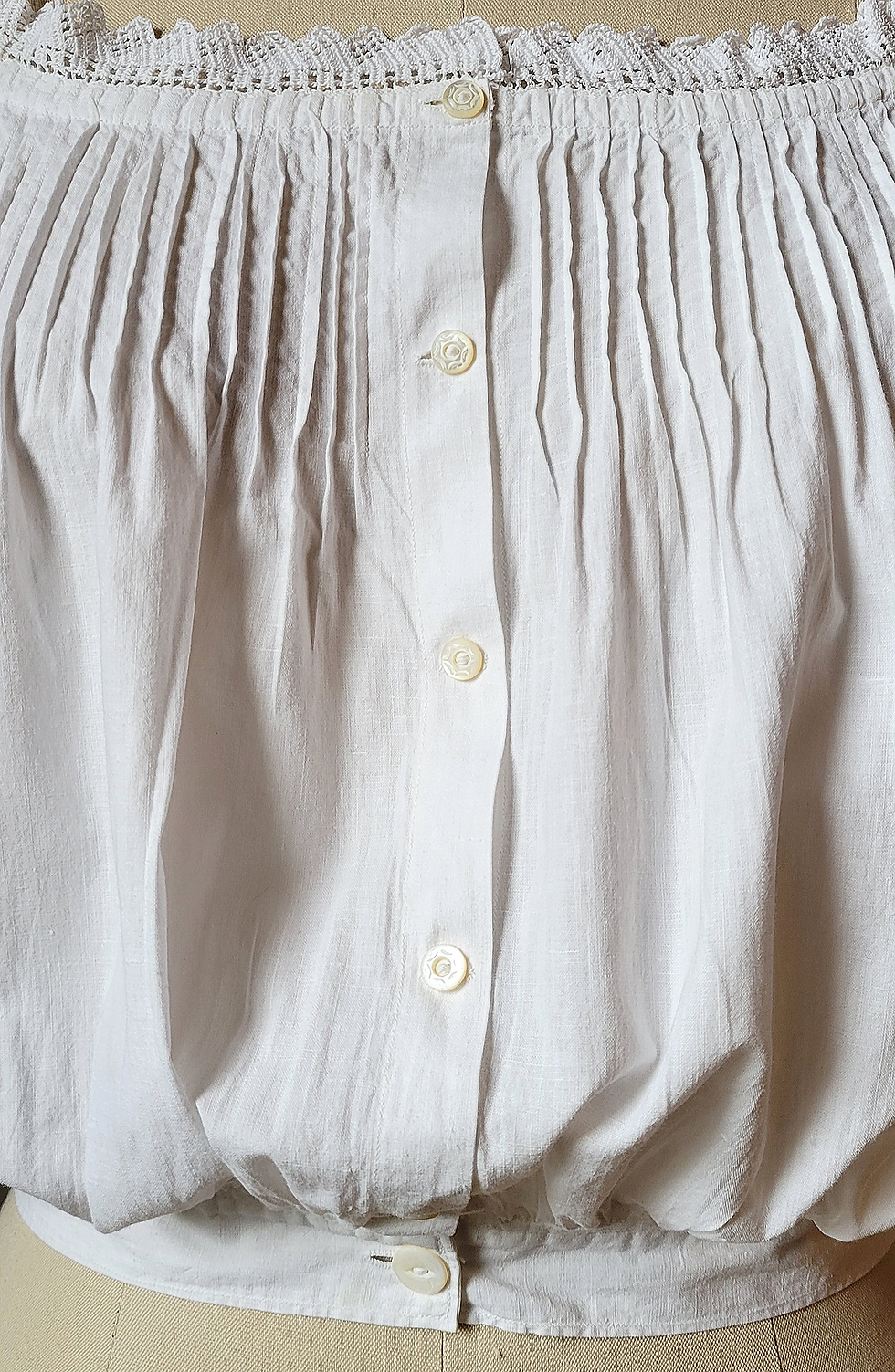 Thumbnail: Edwardian Plus Size Corset Cover