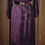 Thumbnail: 1930s Amethyst Silk Devore Velvet Gown