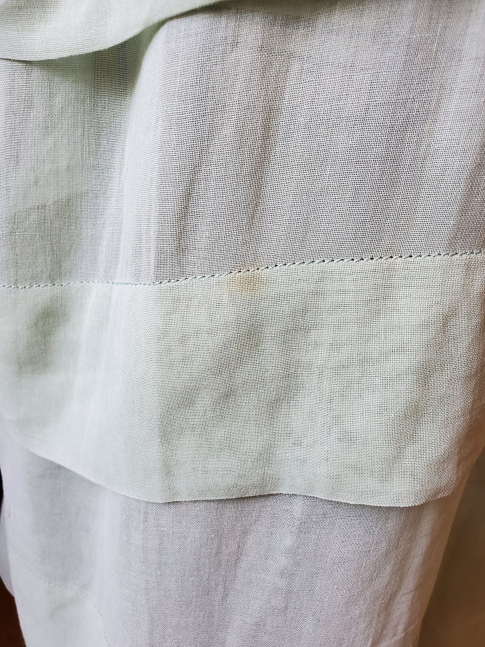 Thumbnail: Pistachio Green Cotton Voile 1920s Dress