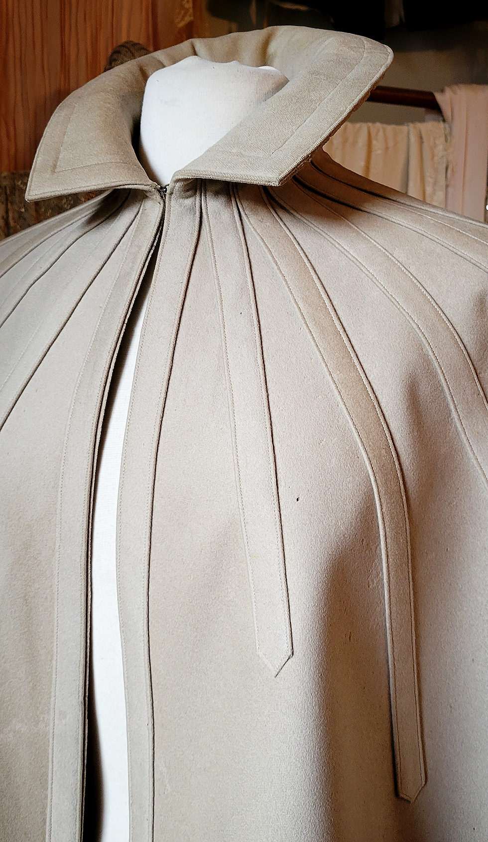 Thumbnail: 1890s Gaston Paris Wool Capelet