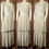 Thumbnail: 1940s Ivory Gold Thread Gown