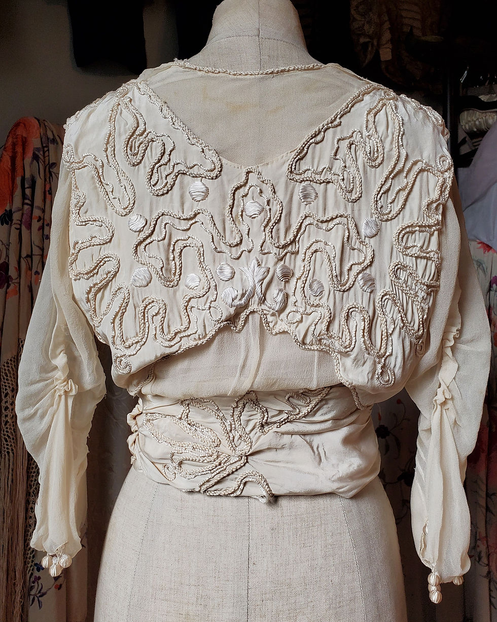 Thumbnail: Chiffon and Soutache Edwardian Bodice