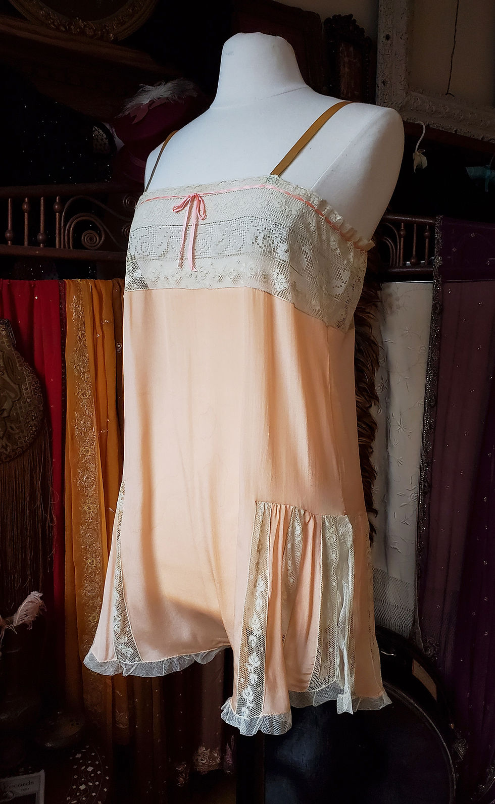 Thumbnail: 1920s Silk Blend Step In Lingerie