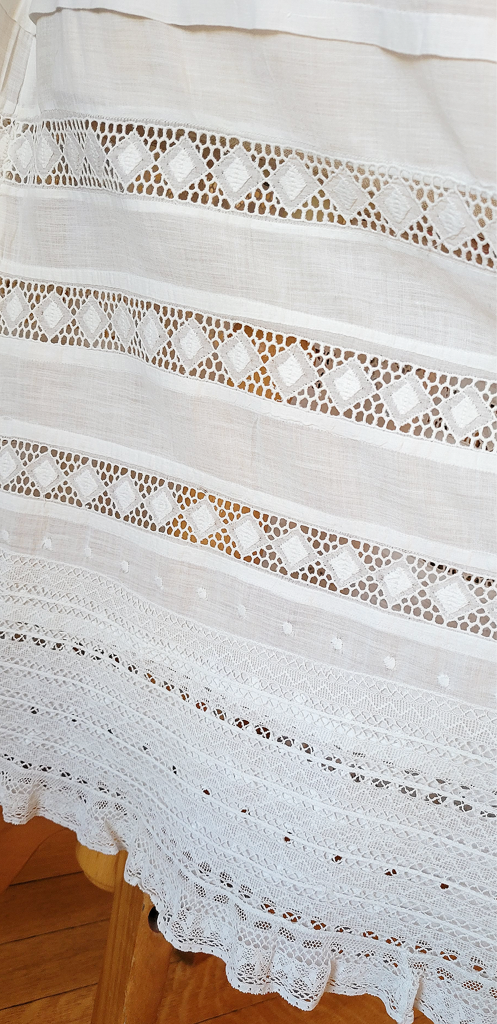 Thumbnail: 1910s Diamond Eyelet Petticoat 