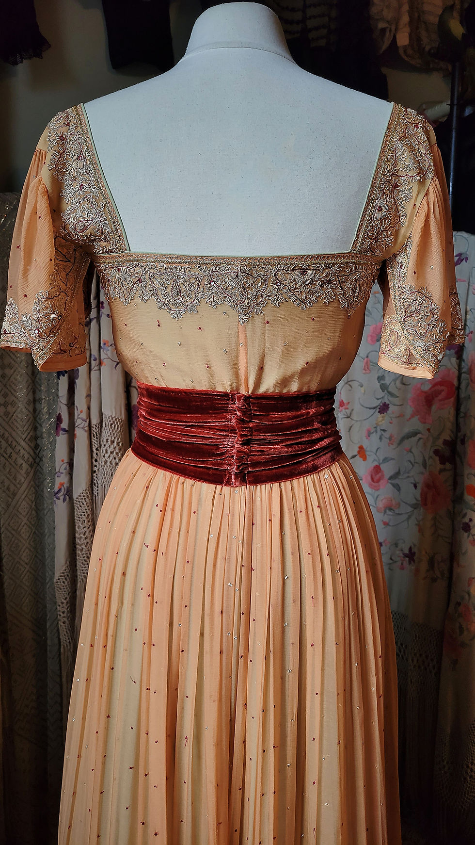 Thumbnail: Pale Autumn Mucha Gown
