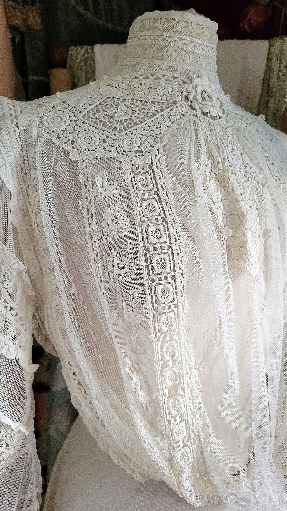 Thumbnail: Edwardian Net and Lace Blouse
