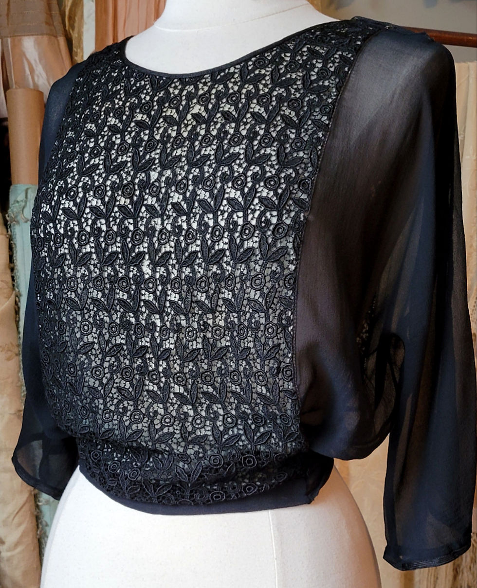 Thumbnail: 1910s Venice Lace Blouse