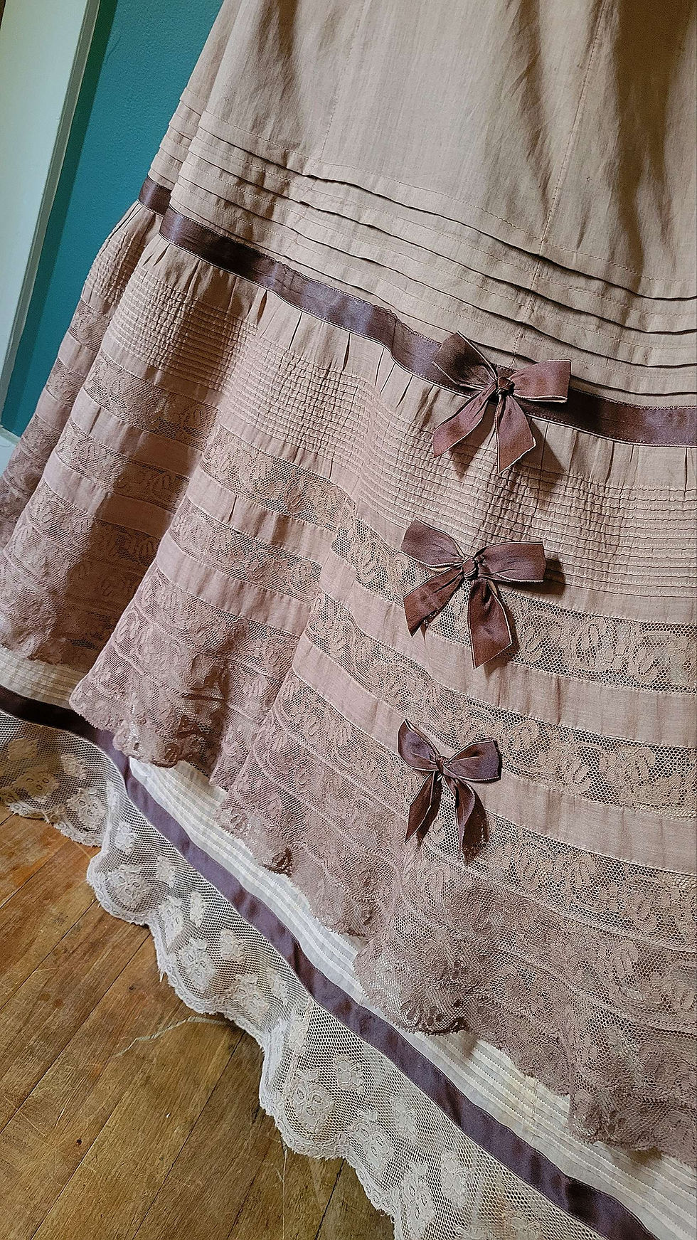 Thumbnail: Pale Mocha Petticoat Skirt