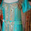 Thumbnail: Aqua Silk Chiffon 1920s Style Gown