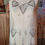Thumbnail: Ivory Chiffon Silver Beads 1920s Dress 