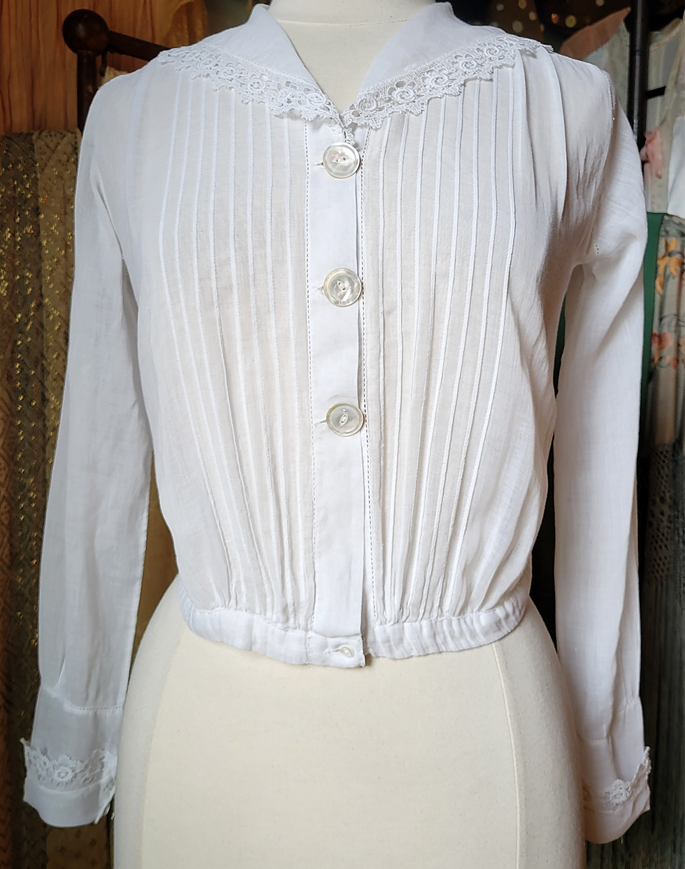Thumbnail: 1910s Pintuck Blouse
