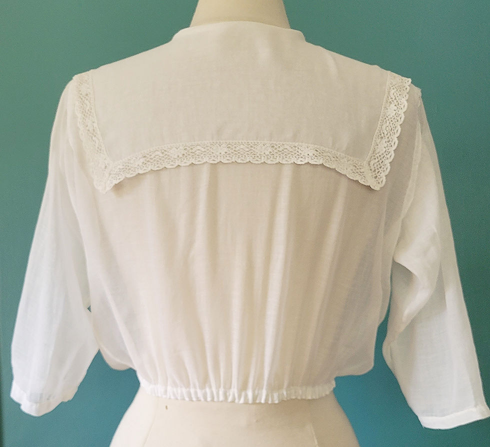 Thumbnail: 1910s Button Front Blouse