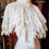 Thumbnail: Embroidered Net Lace Capelet 