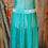 Thumbnail: Aqua Silk Chiffon 1920s Style Gown