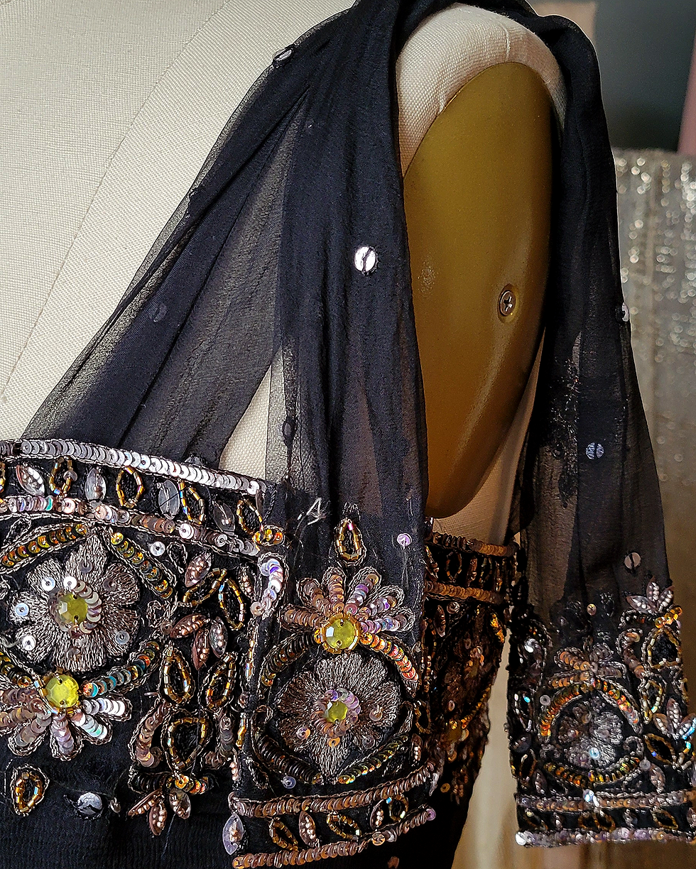 Thumbnail: Night Sky Sequin Chiffon Camisole 