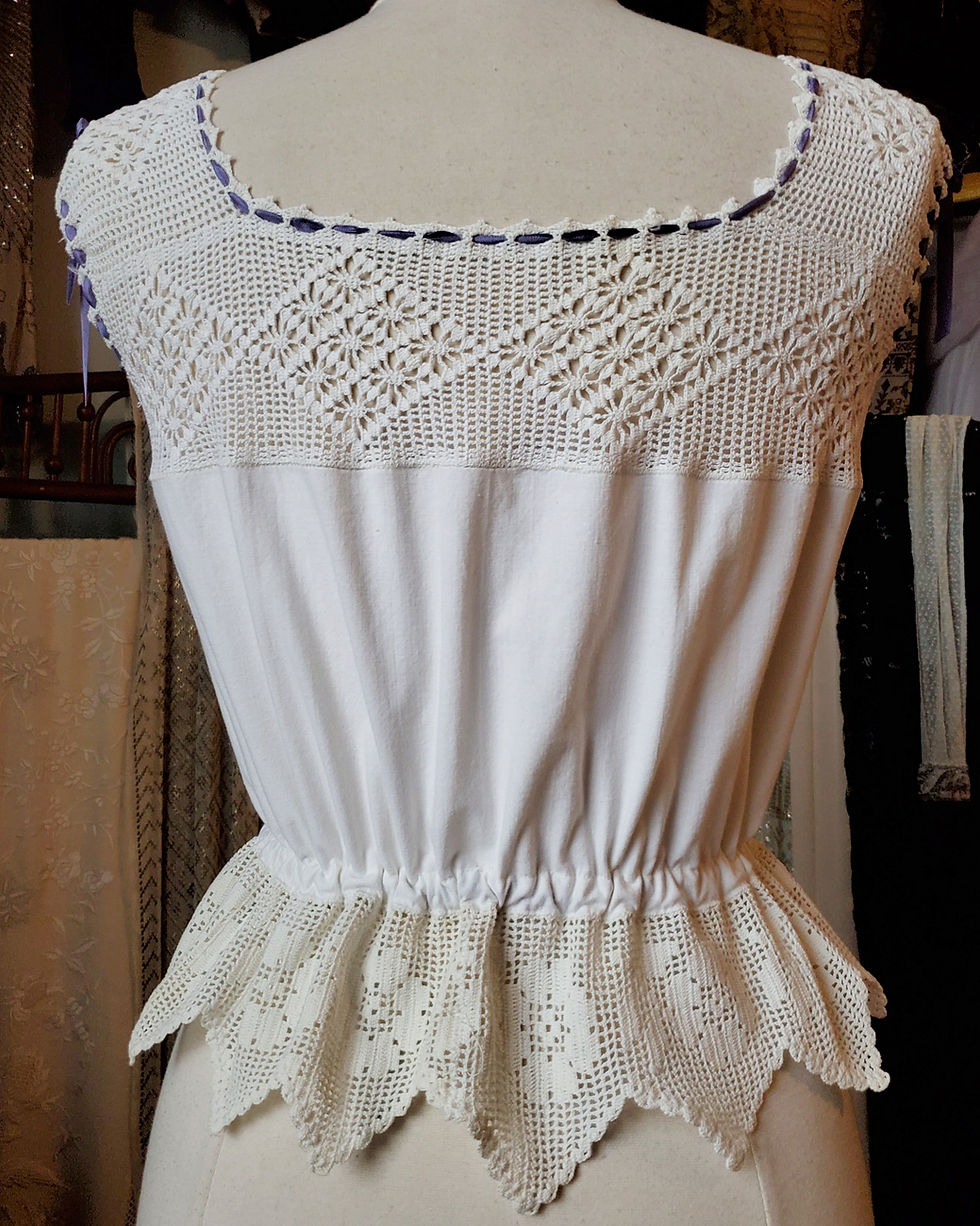 Thumbnail: Lavender Floral Pillowcase Top 