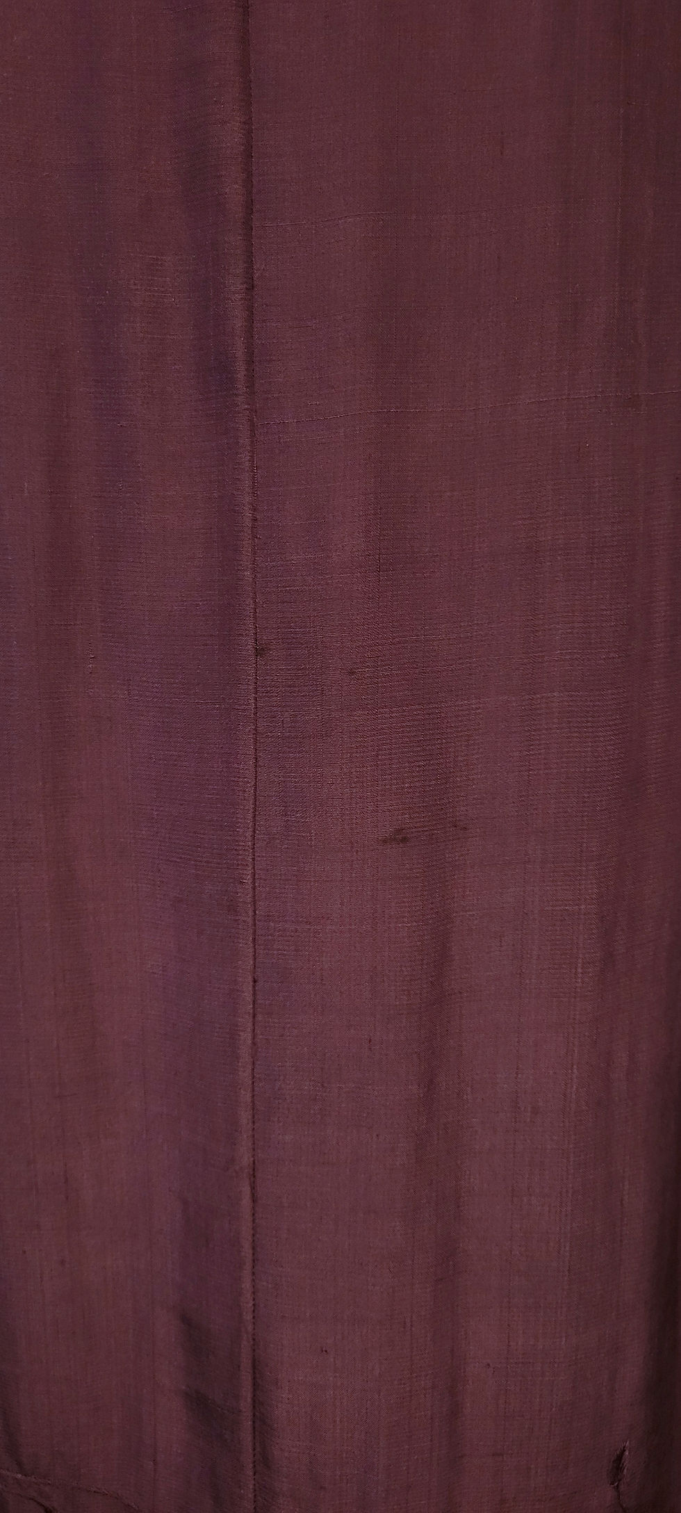 Thumbnail: Plum and Gold Embroidered Silk Slip Dress