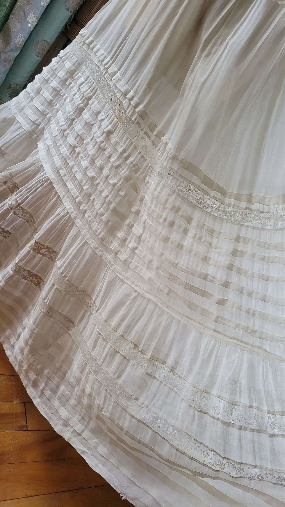 Thumbnail: Edwardian Sheer Voile Two Piece Ensemble 