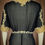 Thumbnail: 1930s Black Chiffon with Lace Dressing Gown