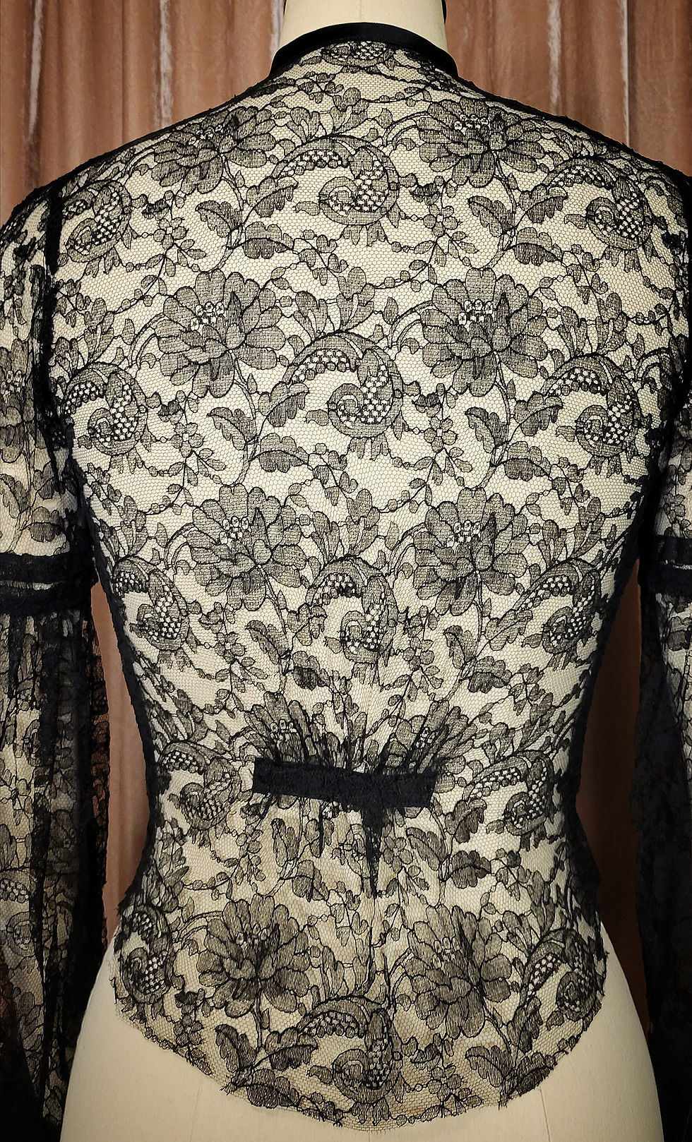 Thumbnail: Edwardian Black Lace Blouse