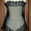 Thumbnail: 1920s Black Chiffon and Lace Step In Lingerie