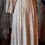 Thumbnail: Beige and Cream Stripe Cotton Print Edwardian Day Dress
