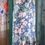 Thumbnail: 1930s Blue Floral Print Crepe Dress