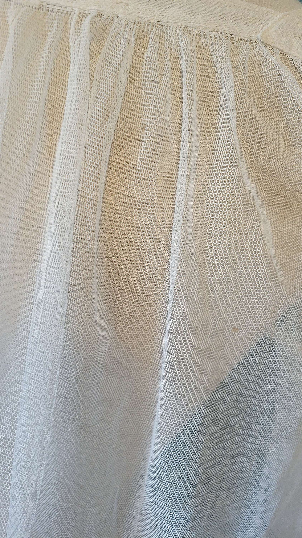 Thumbnail: 1910 Embroidered Net Angel Sleeve Blouse