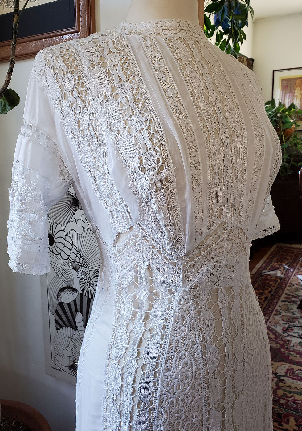 Thumbnail: Mixed Lace Edwardian Gown