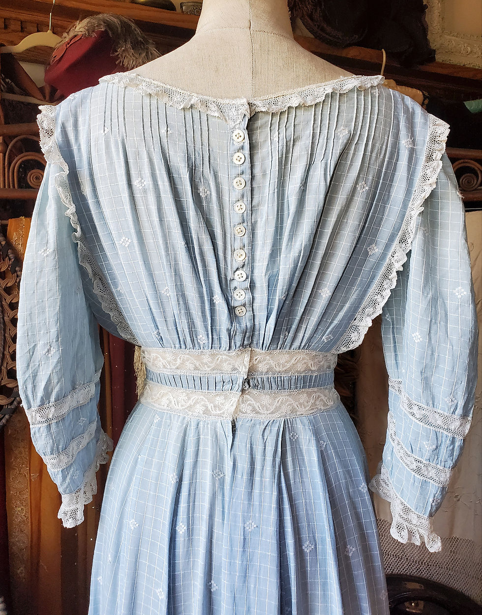Thumbnail: Light Blue Edwardian Day Dress