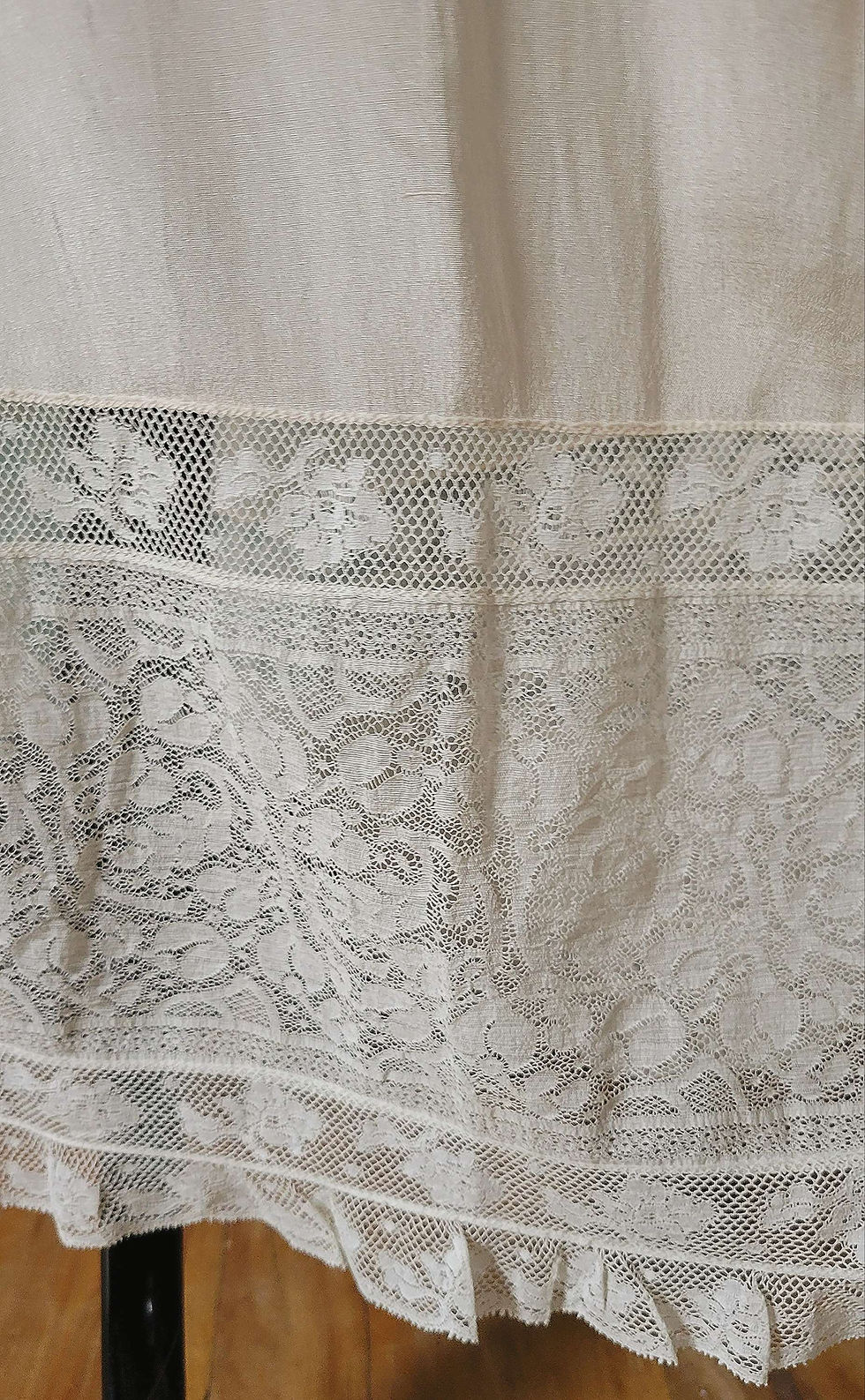 Thumbnail: 1910s Blush Pink Silk Slip Skirt
