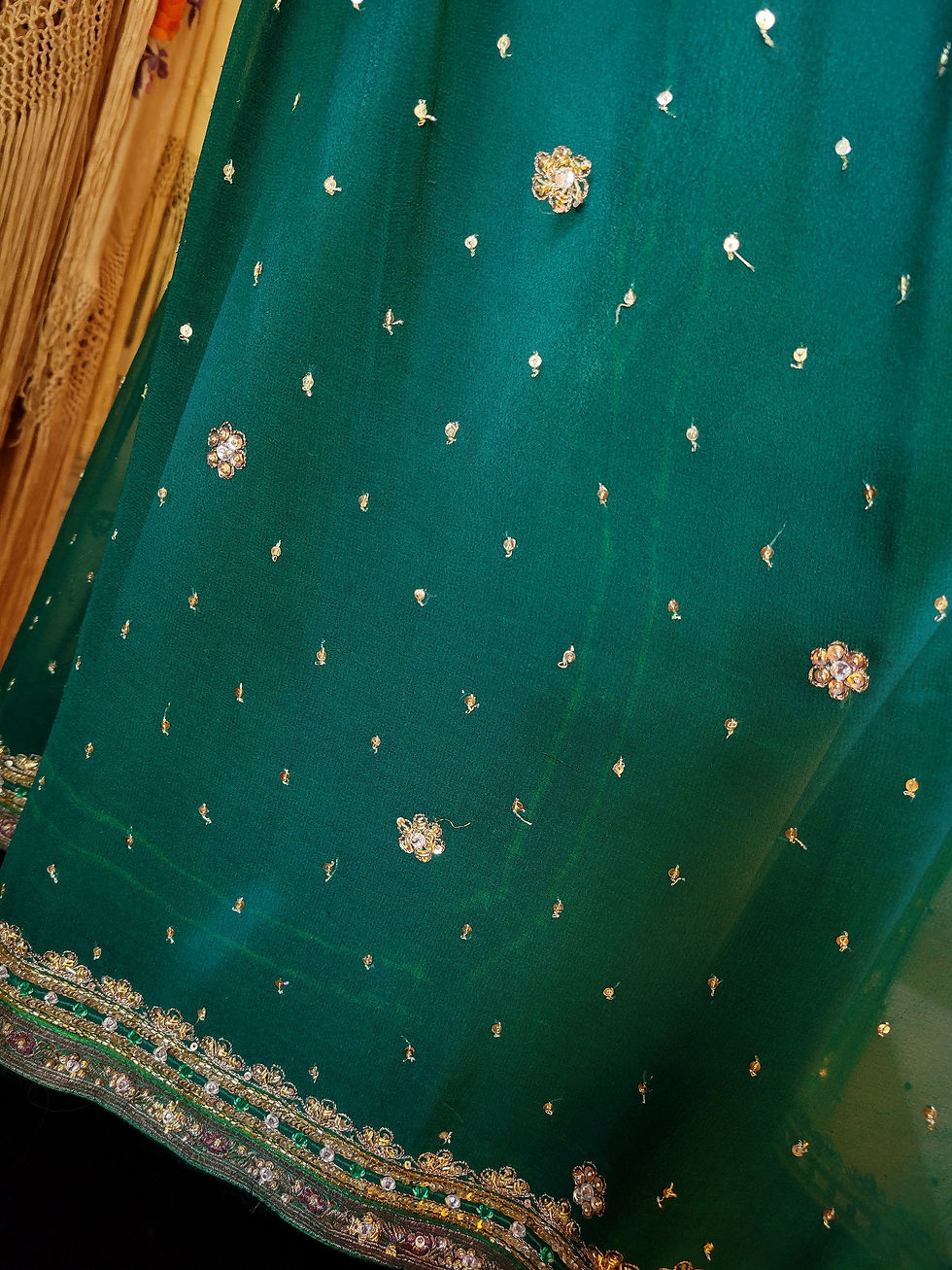 Thumbnail: Bottle Green Artemis Gown