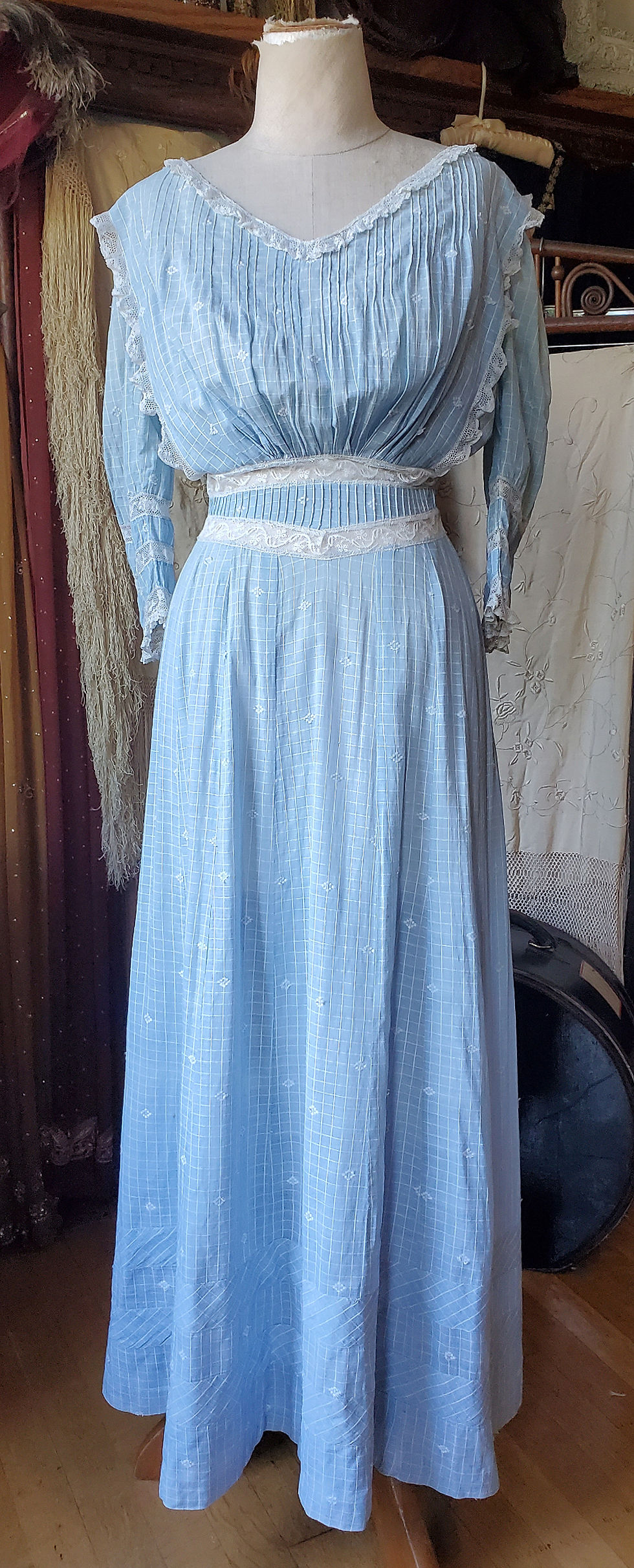 Thumbnail: Light Blue Edwardian Day Dress