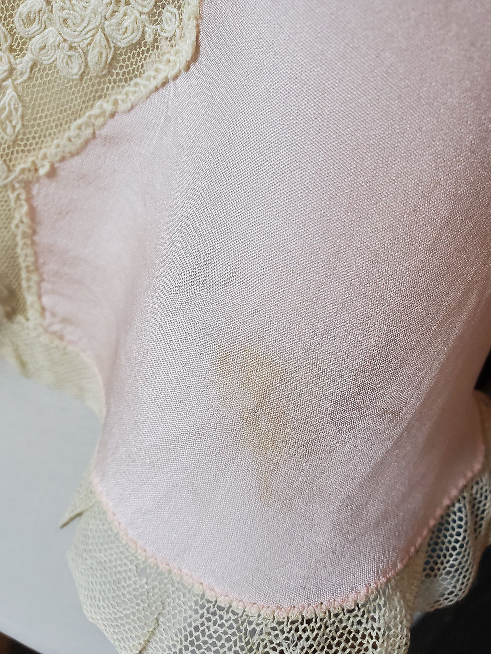 Thumbnail: Pink Silk Boudoir Jacket