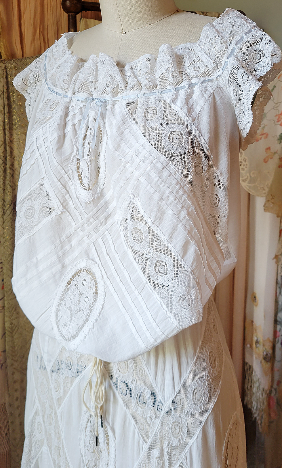 Thumbnail: 1900s Two Piece Camisole and Skirt
