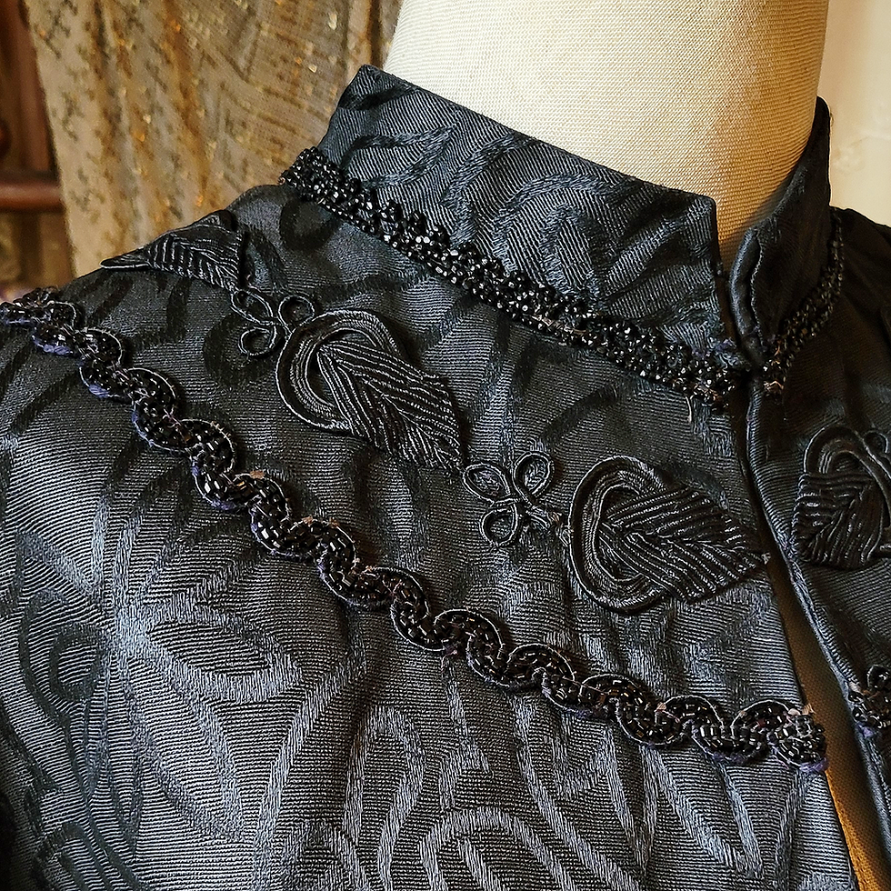 Thumbnail: Victorian Brocade Beaded Capelet
