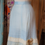 Thumbnail: 1910s Porcelain Blue Ruffle Slip