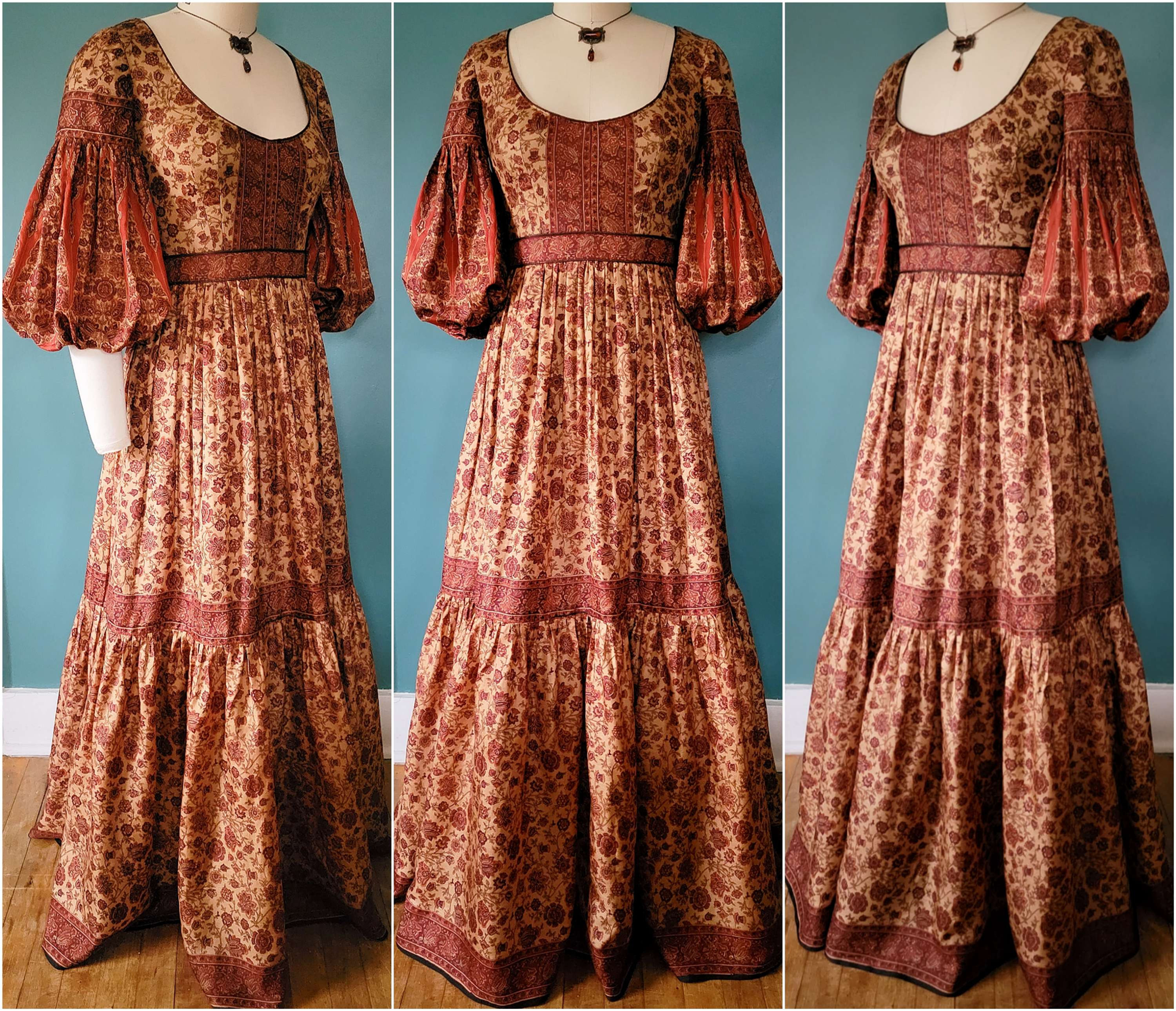 Thea Dress in Warm Spice Tones