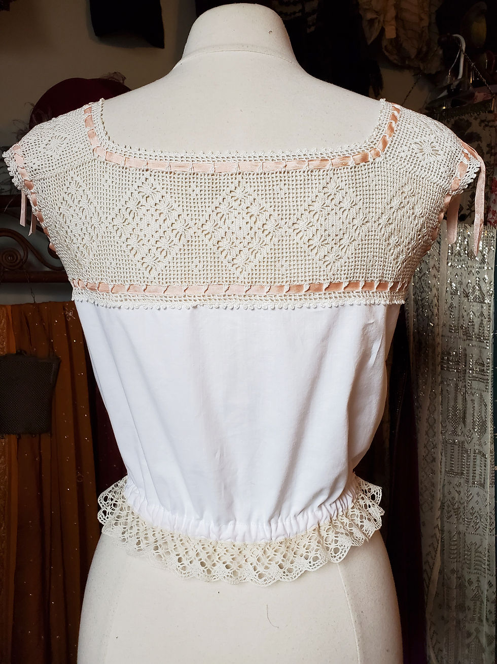 Thumbnail: Folk Florals Crochet Top