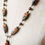 Thumbnail: Glass Lampwork Beads 20s Style Necklace