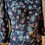 Thumbnail: 1930s Rayon Navy Floral Print Dress
