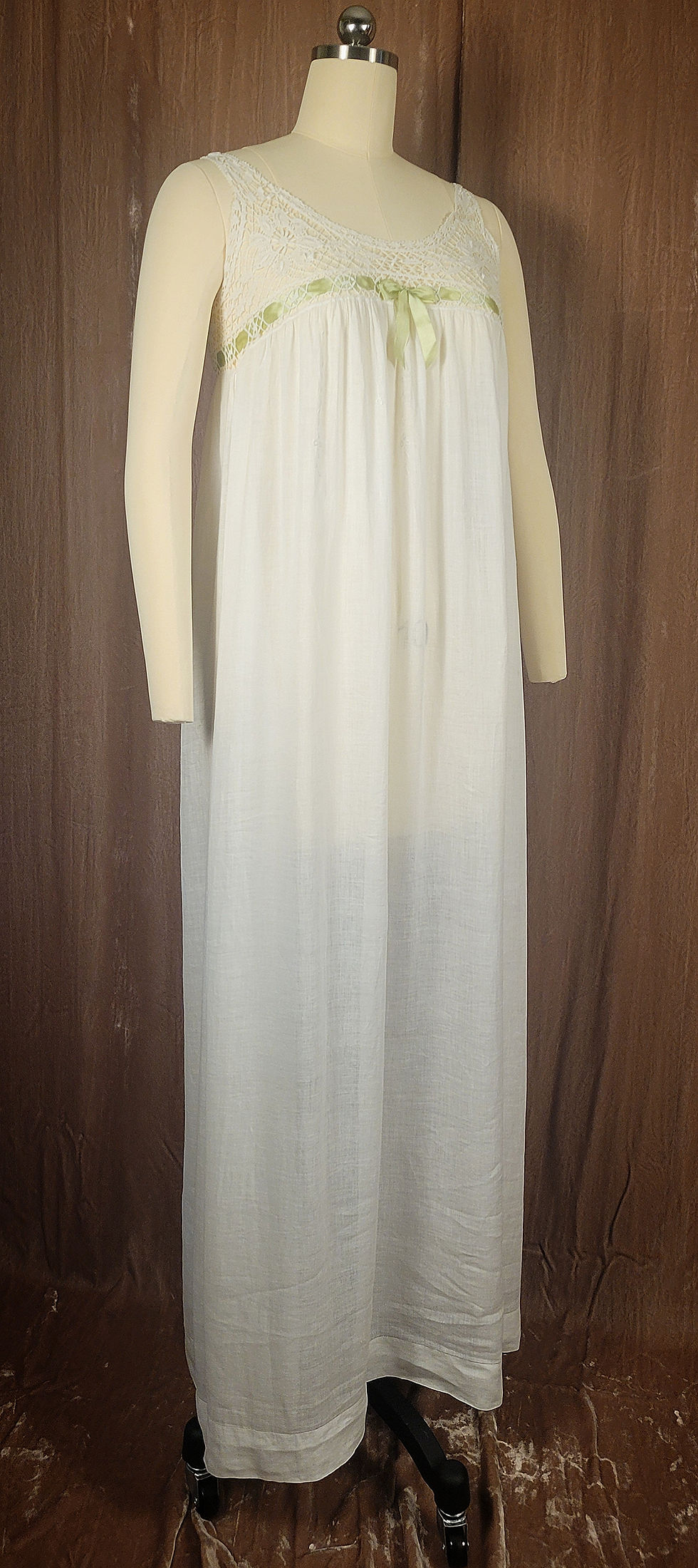 Thumbnail: Edwardian Semisheer Cotton Slip Dress