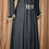 Thumbnail: 1900s Black Wool Wrapper Dress