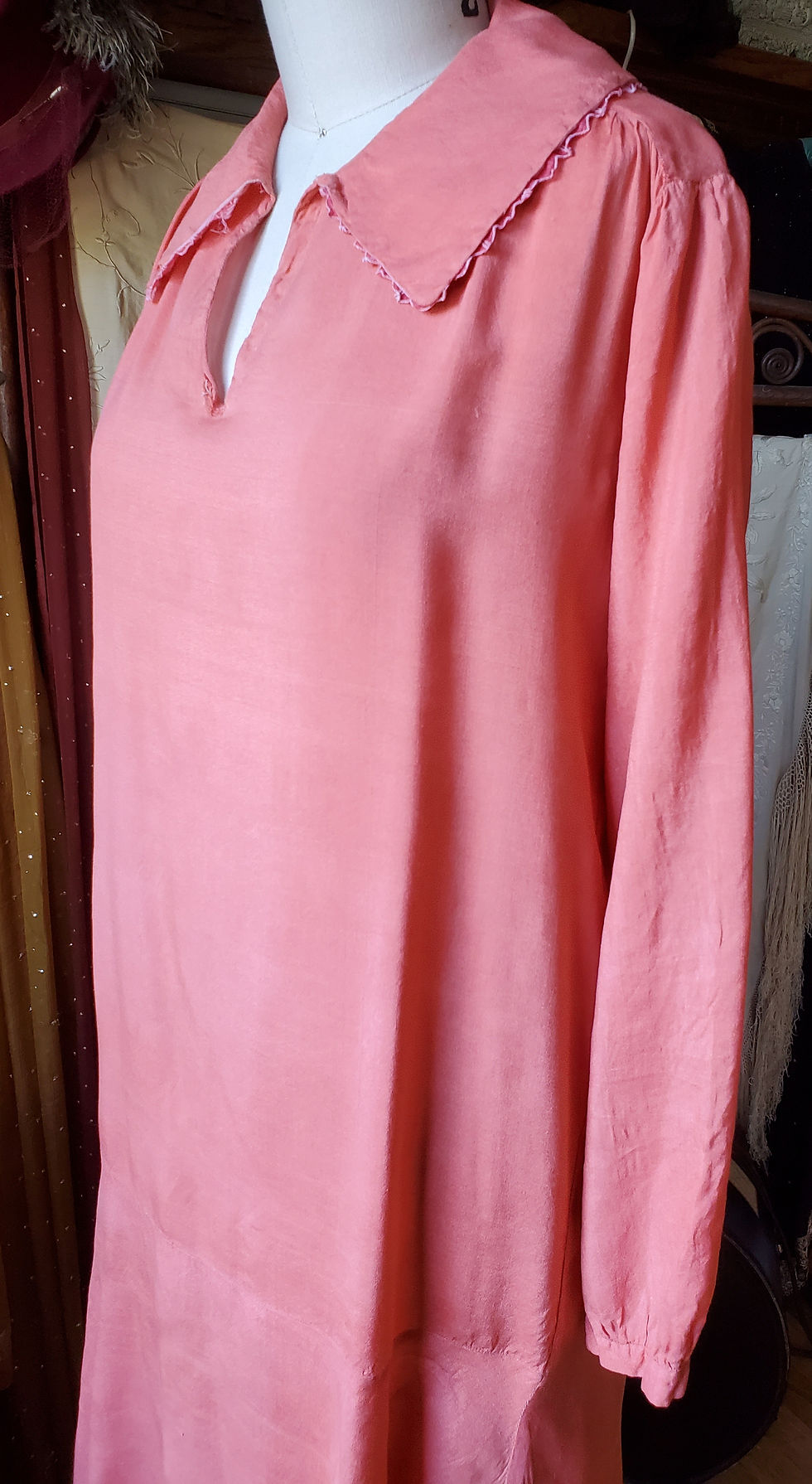 Thumbnail: 1920s Salmon Day Dress