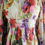 Thumbnail: 1970s Floral Print Voile Angel Sleeve Dress