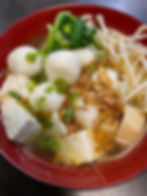 FISH BALL SOUP NOODLES