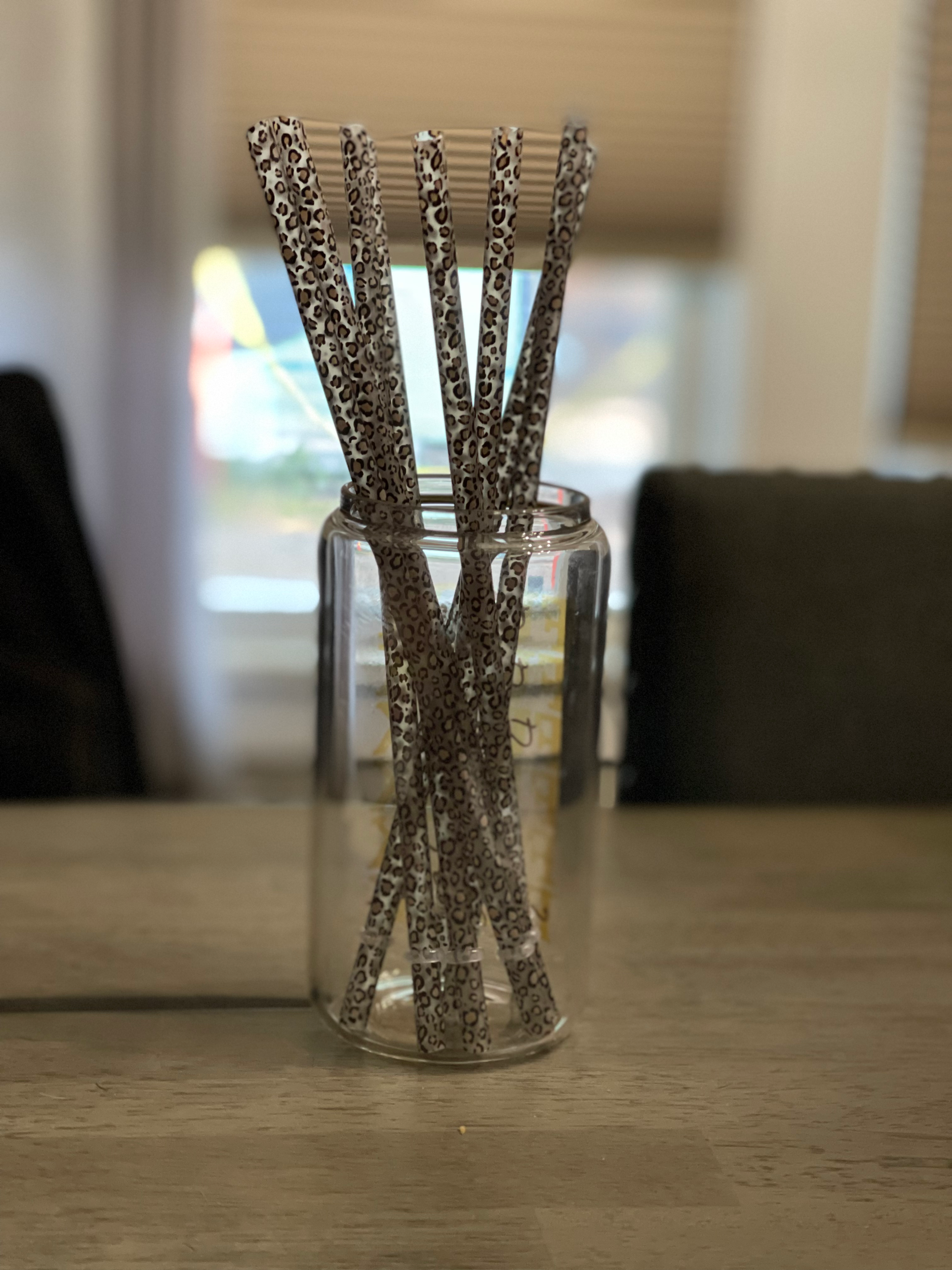 Cheetah single straw *ADD ON*