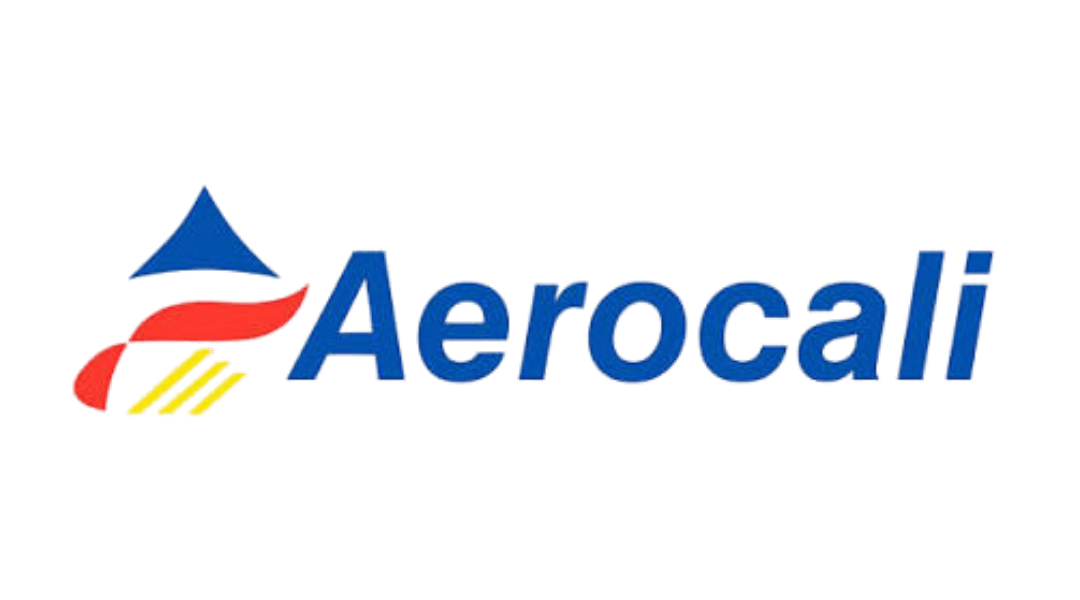 Logo de Aerocali sobre fondo negro