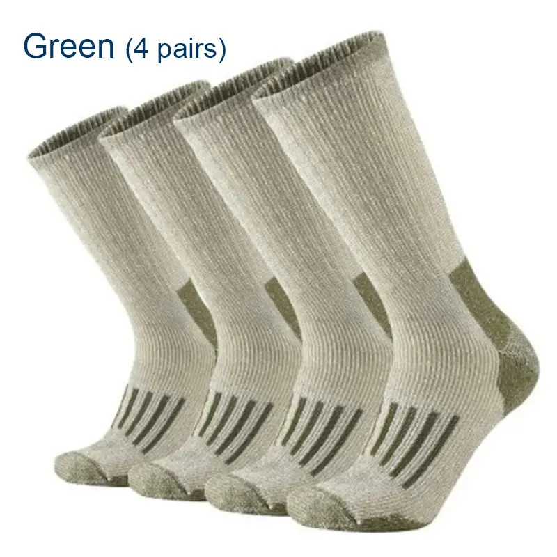 Miniatura: Calcetines 80% lana merino unisex, térmicos y gruesos para senderismo